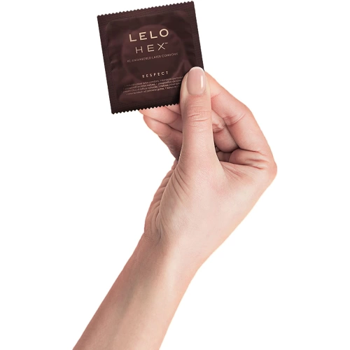 36 бр. Луксозни презервативи Lelo Hex XL  [4]