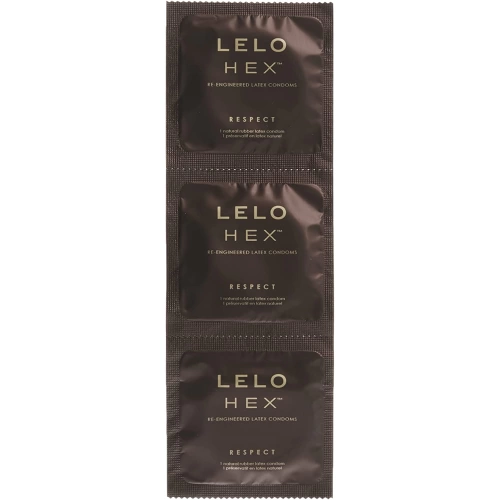 36 бр. Луксозни презервативи Lelo Hex XL  [3]