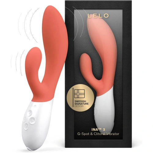 Луксозен рабит вибратор Lelo Ina 3 корал Луксозен рабит вибратор Lelo Ina 3 корал
