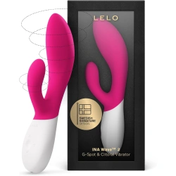 Луксозен рабит вибратор Lelo Ina Wave 2 с движение "ела тук" розов