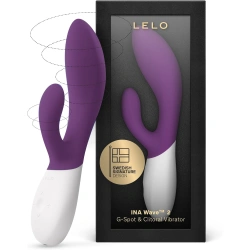 Луксозен рабит вибратор Lelo Ina Wave 2 с движение "ела тук" лилав