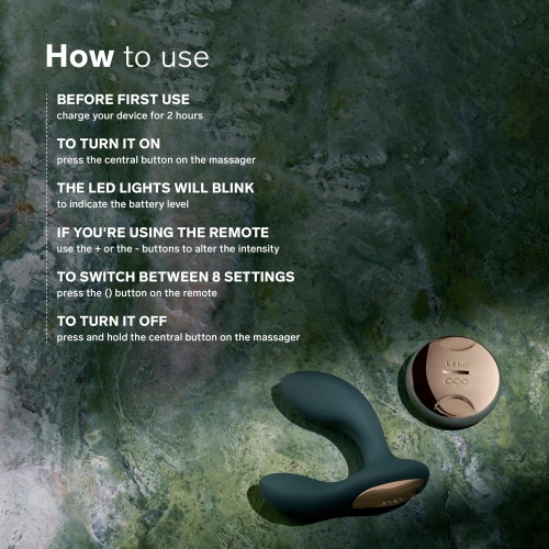 Простатен стимулатор с дистанционно Lelo Hugo 2 Remote [6]