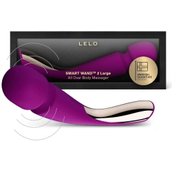 Луксозен масажор с вградена батерия Lelo Smart Wand 2 Large лилав