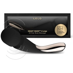 Луксозен масажор с вградена батерия Lelo Smart Wand 2 Large черен