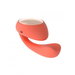 G-спот и клиторен стимулатор с движение Lelo Ida Wave с App корал