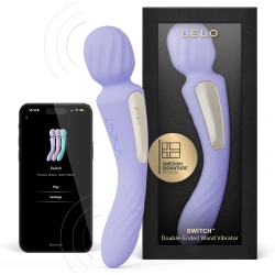 Lelo Switch 2 в 1 Луксозен вибратор и wand масажор с App