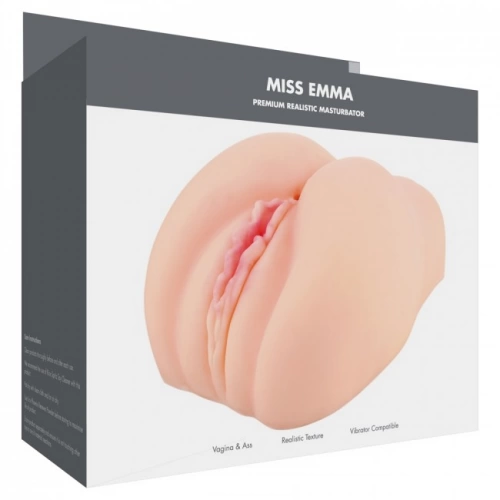 Реалистичен мастурбатор вагина и дупе от кибер кожа Miss Emma Premium [5]