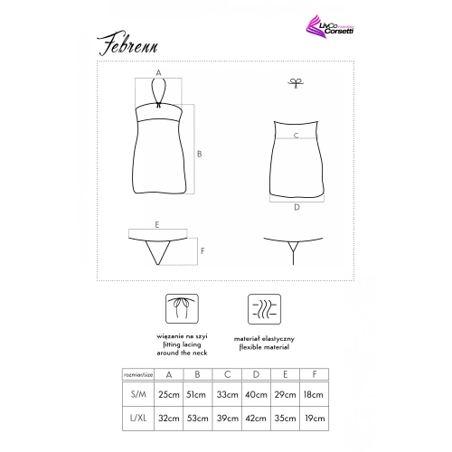 Комплект мини рокля и прашки Livco Febrenn [6]
