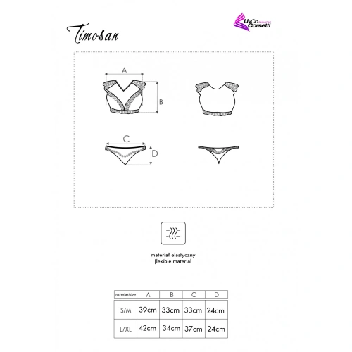 Секси дантелен комплект LivCo Timosan размер L/XL [8]