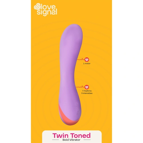 Гъвкав силиконов вибратор Twin Toned [4]
