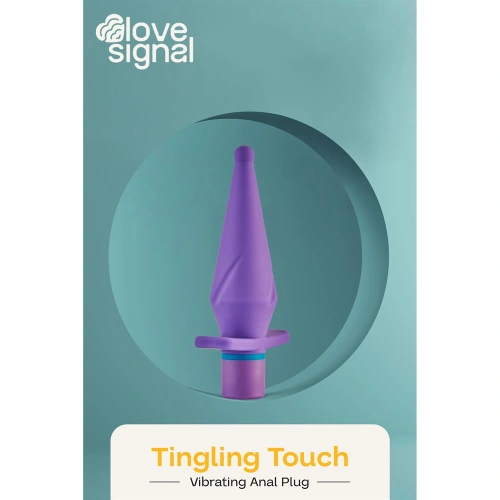 Вибриращ анален разширител от силикон Tingling Touch [4]