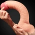 Голямо двуслойно реалистично дилдо от силикон Nature Cock 12" [5]