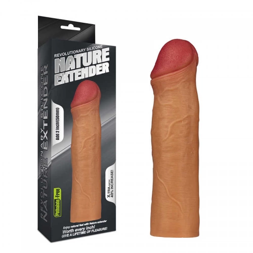 Супер реалистичен пенис удължител от силикон Nature Extender [5]