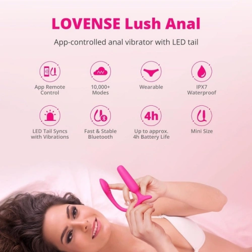 Lovense Lush Anal Вибрираща анална играчка с App [10]