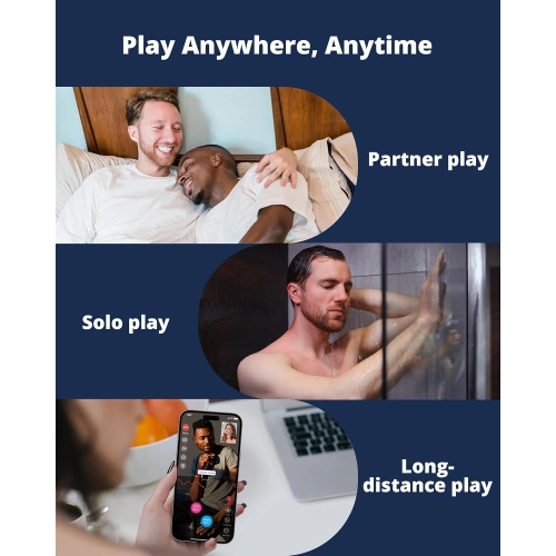 Луксозен вибриращ простатен стимулатор с 2 мотора Lovense Edge 2 с App [13]