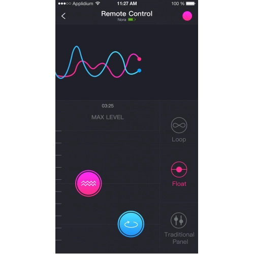 Презаредим Bluetooth вибратор с app Lovense Nora  [11]