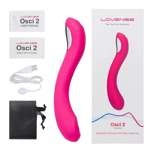 Презаредим G-spot вибратор с пулсации Lovense Osci 2 с App [12]
