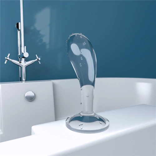 Анален стимулатор Flawless 6" прозрачен [8]