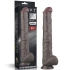 Голямо силиконово дилдо Nature Cock 14,5" кафяво [13]