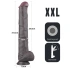 Голямо силиконово дилдо Nature Cock 14,5" кафяво [12]