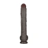 Голямо силиконово дилдо Nature Cock 14,5" кафяво [2]