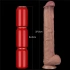 Гъвкаво силиконово дилдо Nature Cock 14,5" [13]