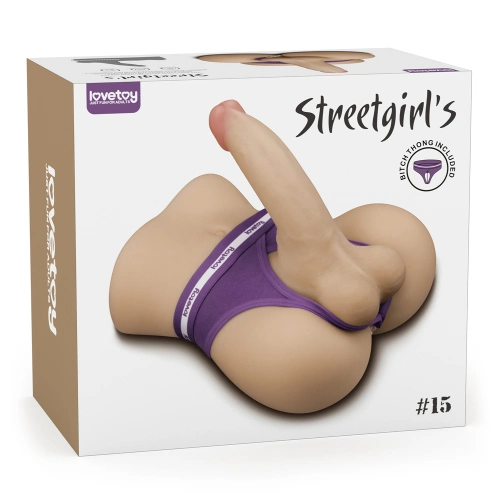 Мастурбатор с анален отвор и дилдо Streetgirl's #15 [9]