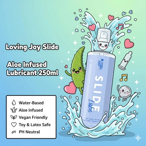 Лубрикант на водна основа с алое Loving Joy Slide 250 мл [6]