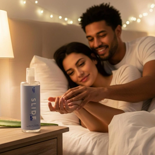 Лубрикант на водна основа с алое Loving Joy Slide 500 мл [8]
