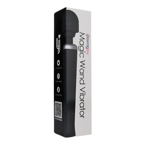 Презаредим масажор Loving Joy Magic Wand черен [4]