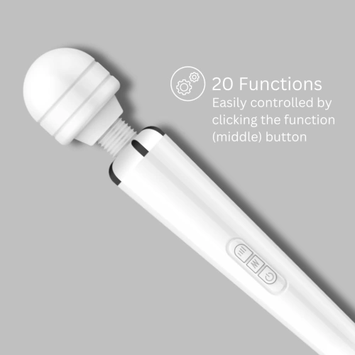 Презаредим масажор Loving Joy Magic Wand бял [3]