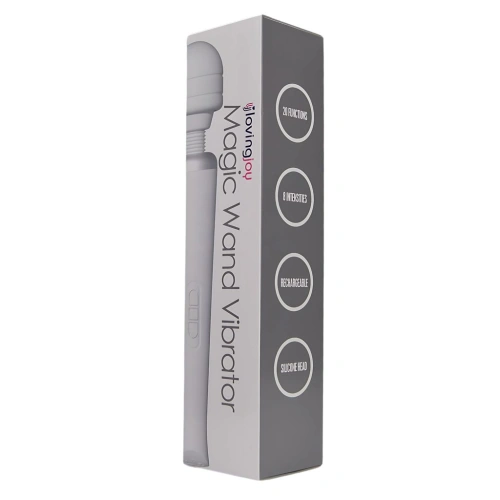 Презаредим масажор Loving Joy Magic Wand бял [4]