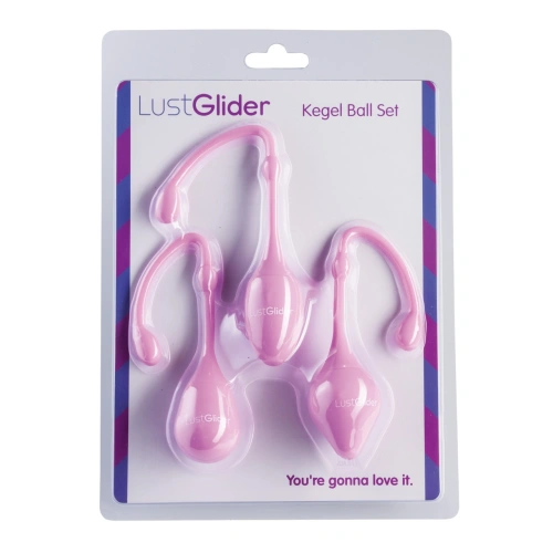 Комплект вагинални топчета от силикон Lust Glider [1]