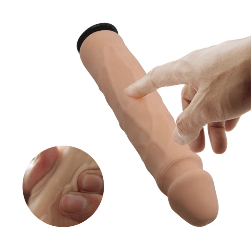 Страпон колан с голямо дилдо от кибер кожа Sensual Comfort 8,9'' [6]