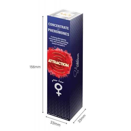 Концентрирани феромони за жени Attraction Silver Edition 10 ml [4]