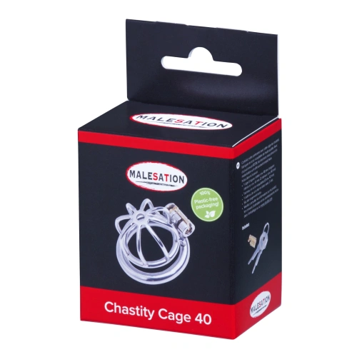 Метална пенис клетка Malesation Chastity Cage [5]