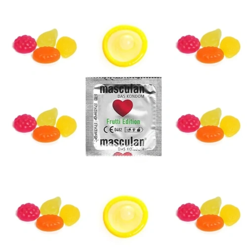 10 бр. Аромтни презервативи Masculan Frutti [2]
