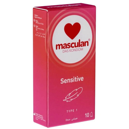 10 бр. Тънки презервативи Masculan Sensitive