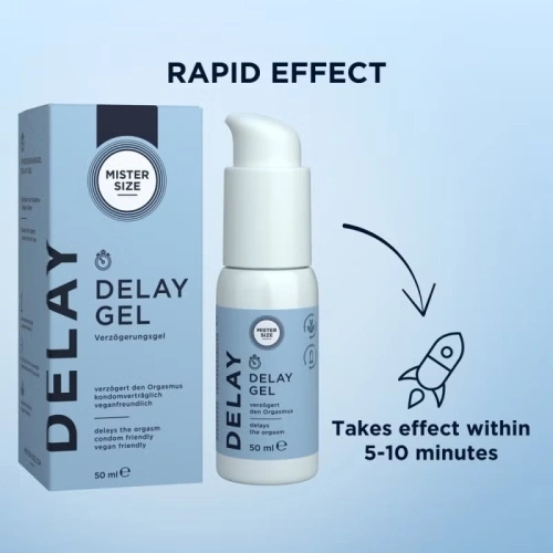 Задържащ гел Mister Size Delay 50 мл