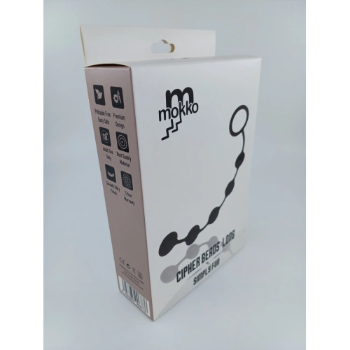 Анална броеница от силикон Cipher Beads 34 см. [2]