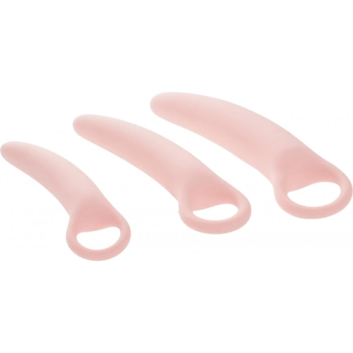 Комплект 3 броя силиконови вагинални дилататори Mokko розови [1]