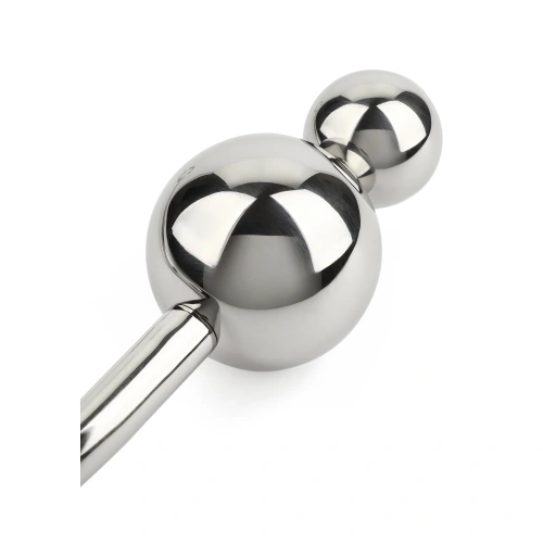 Стоманена анална кука Mr. Steel Double Balls Hook [3]