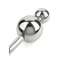 Стоманена анална кука Mr. Steel Double Balls Hook [3]