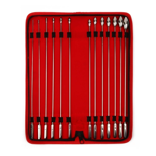 Сет стоманени уретрални разширители Mr. Steel Rosebud