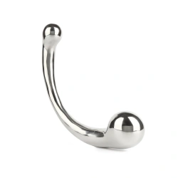 Стоманено дилдо с два края The Curvy G-Spot