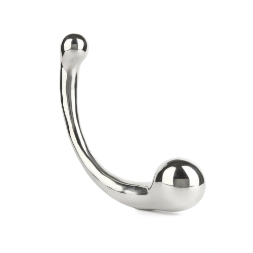 Стоманено дилдо с два края The Curvy G-Spot