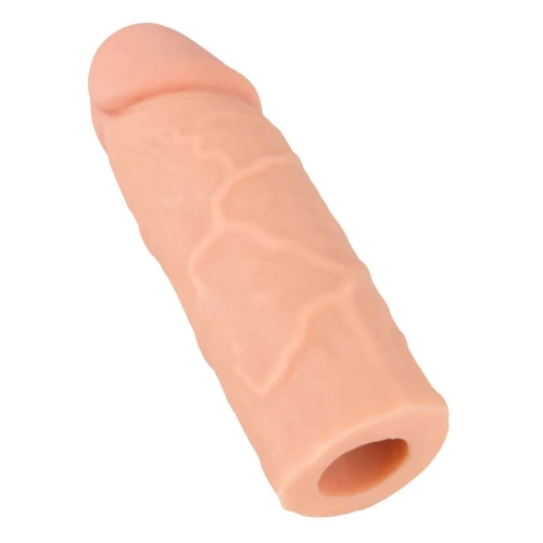 Голям пенис уголемител от кибер кожа Nature Skin Extension Sleeve +4 см.