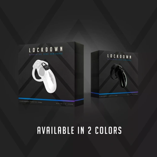 Пенис клетка Lockdown размер M прозрачна [5]