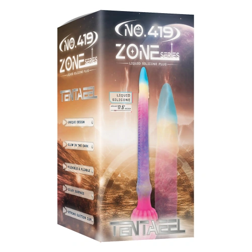 Светещо в тъмното дълго фентъзи дилдо Zone 419 Tentaeel [3]