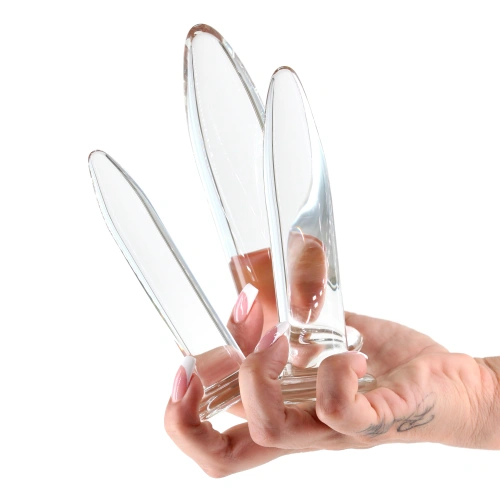 Комплект 3 броя стъклени дилда Crystal Trainer Kit [1]